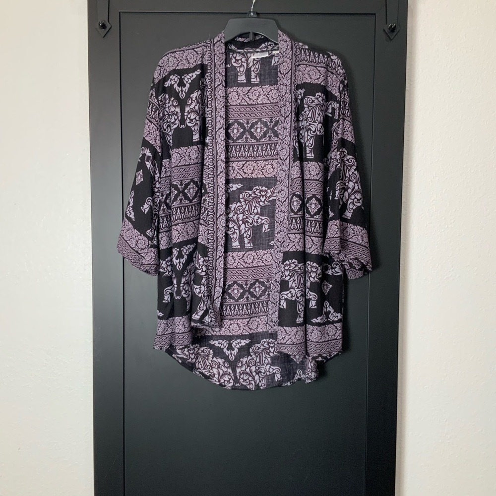 The Elephant Pant Kimono Lightweight Cardigan Top Size S/M